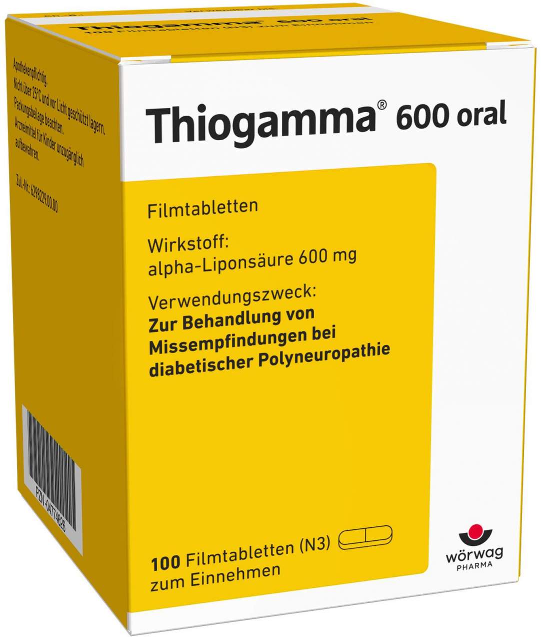 Thiogamma 600 oral 100 Filmtabletten