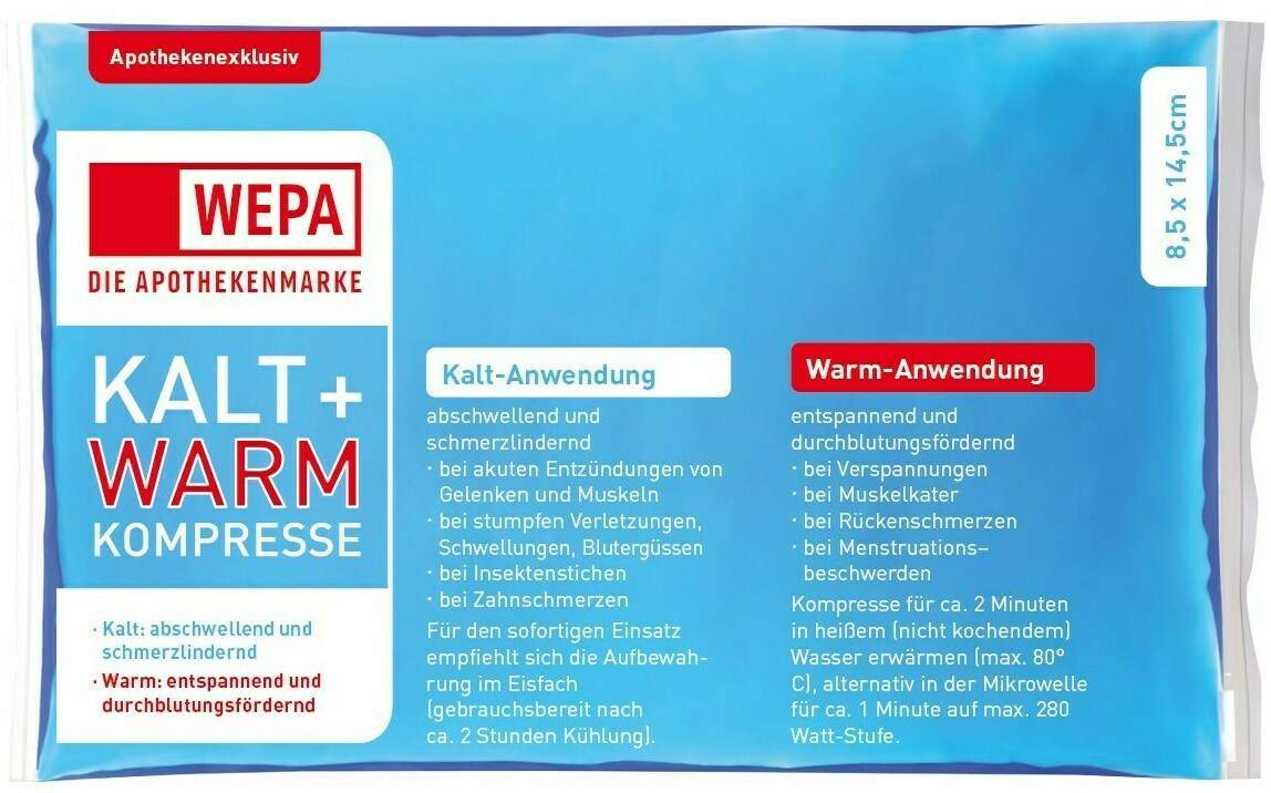 Kalt - Warm Kompresse 8,5 X 14,5 cm 1 Kompresse