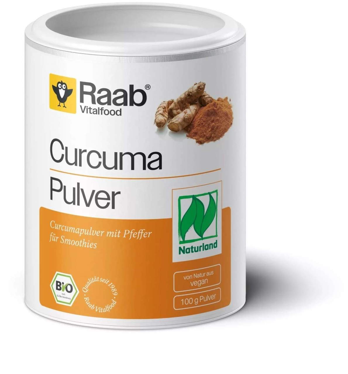 Raab Vitalfood Curcuma Bio Pulver 100 G