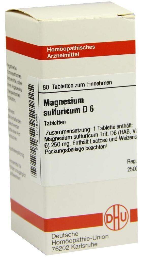 Dhu Magnesium Sulfuricum D6 80 Tabletten