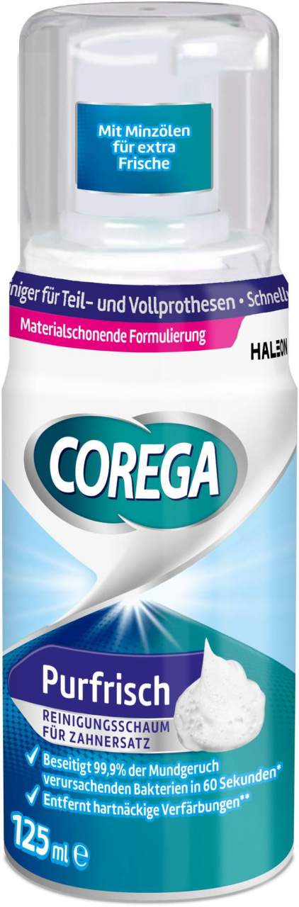 Corega Purfrisch Reinigungsschaum 125 ml