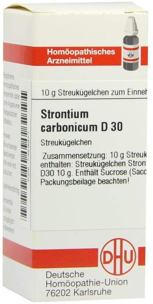 Dhu Strontium Carbonicum D30 Globuli 10 G