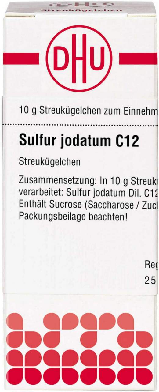 Dhu Sulfur Jodatum C12 10 G Globuli