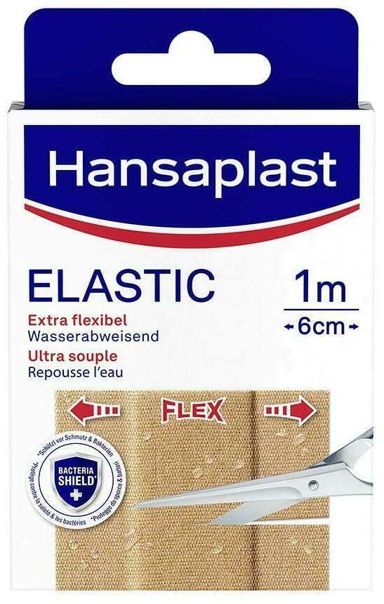 Hansaplast Elastic Pflaster 1 M X 6 cm