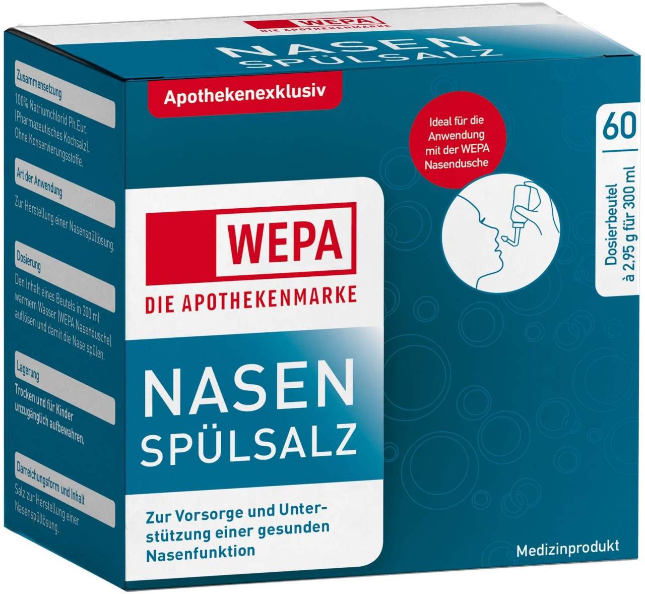 WEPA Nasenspülsalz 20 X 2,95 G