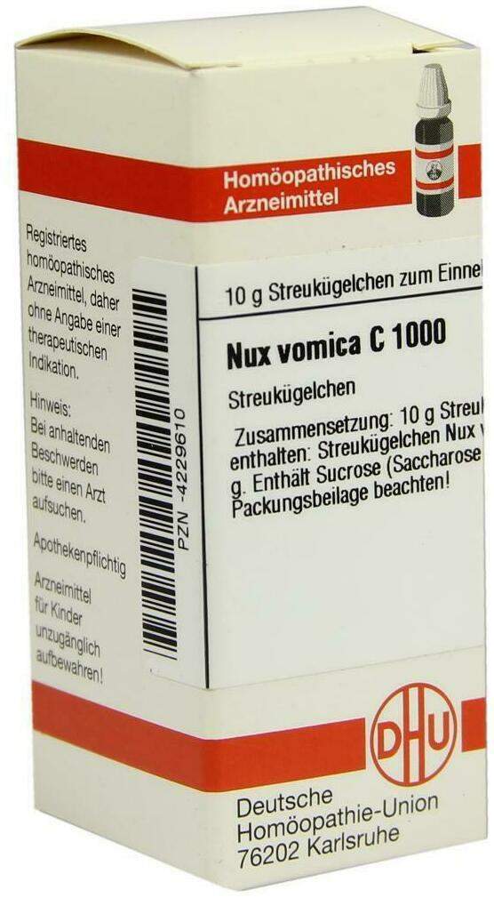 Dhu Nux Vomica C1000 Globuli