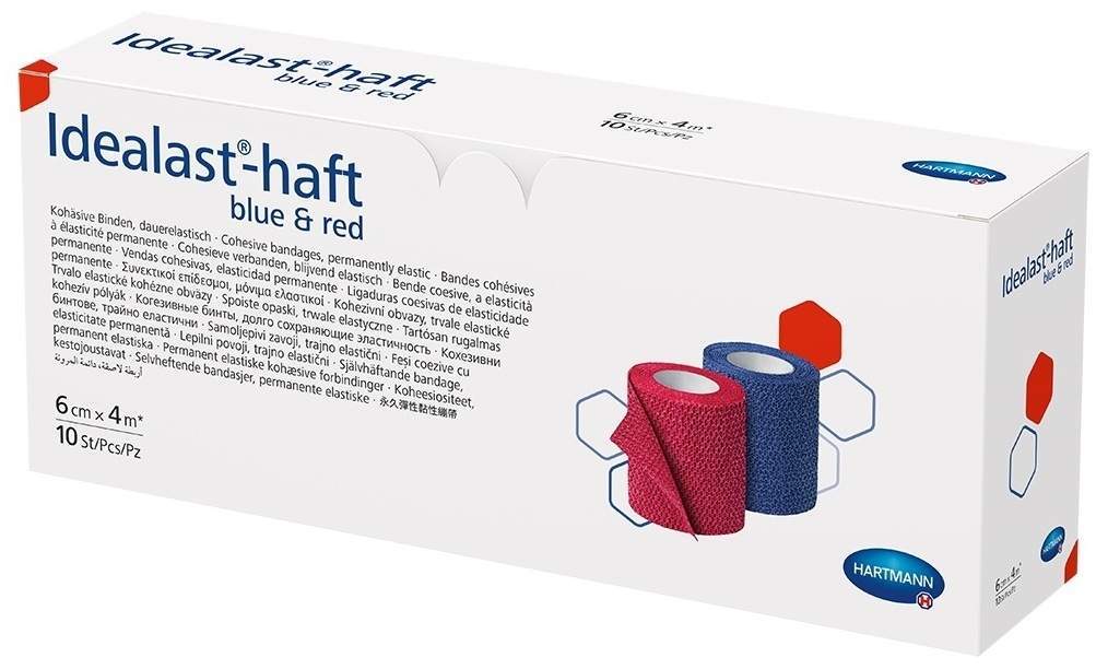 Idealast-Haft Color Binde 6cm X 4m Sortiert 10 Stück