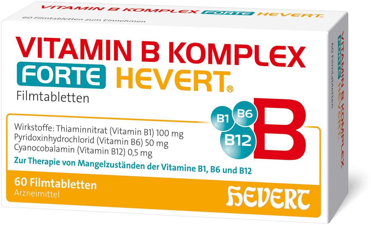 Vitamin B Komplex forte Hevert 60 Tabletten