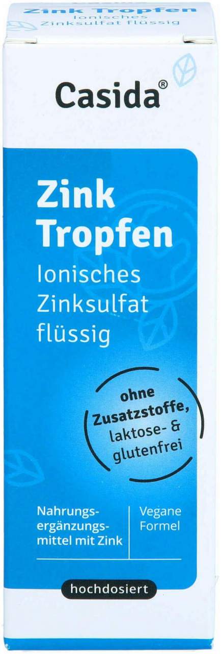 Zink Tropfen Ionisches Zinksulfat Flüssig 50ml