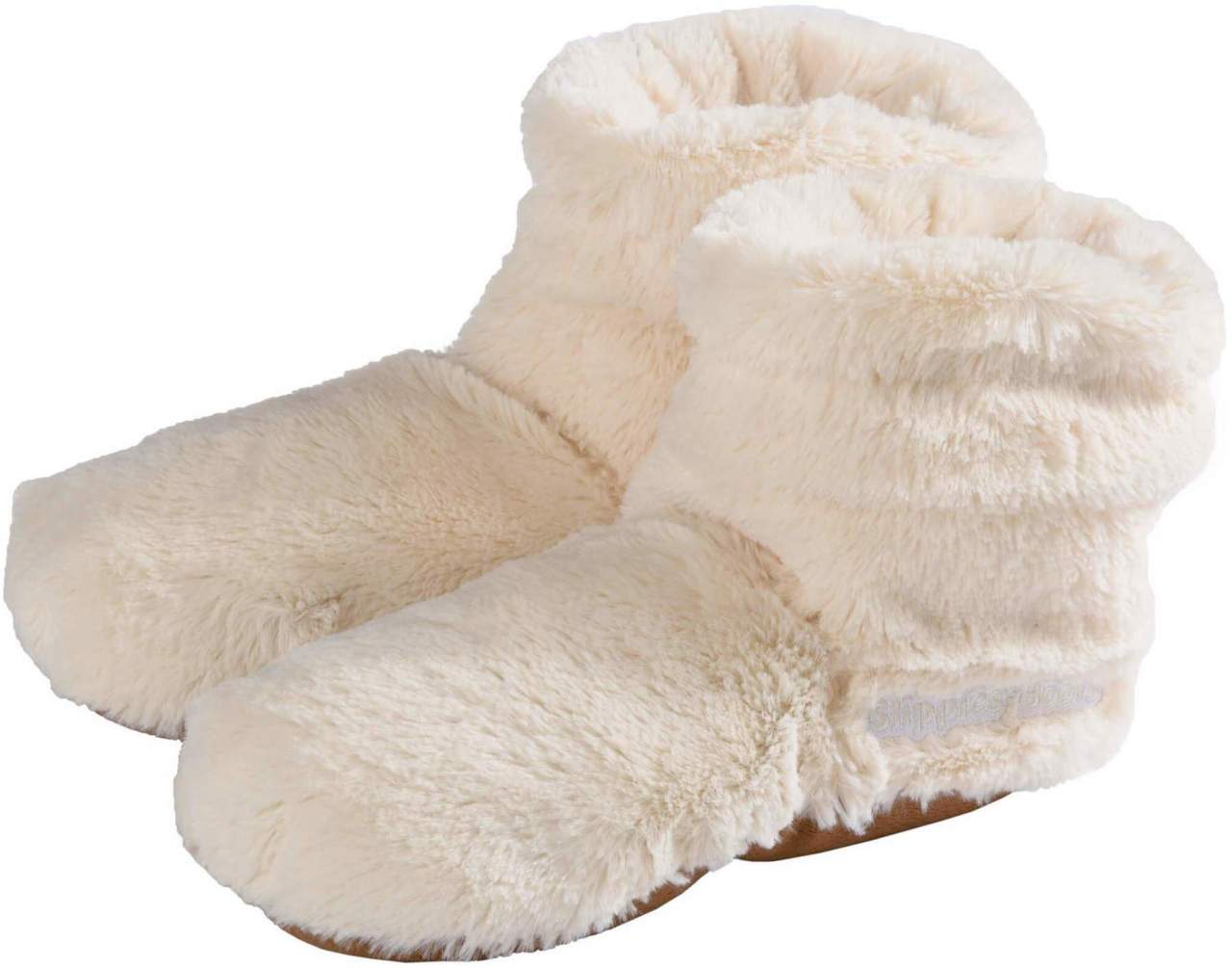Warmies Slippies Boots Deluxe Gr.37-42 Beige 1 Paar