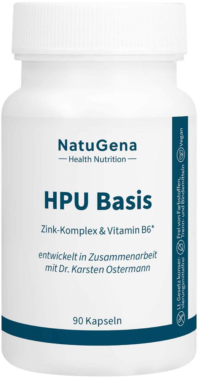 HPU Basis Zink-Komplex+Vitamin B6 90 Kapseln