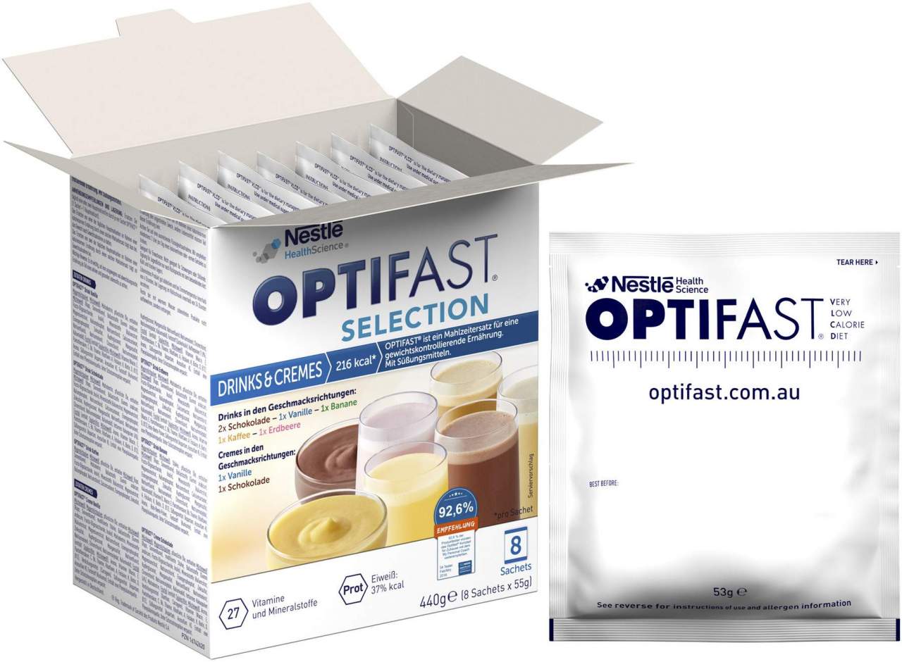Optifast Selection Drinks & Cremes 8 X 55 G