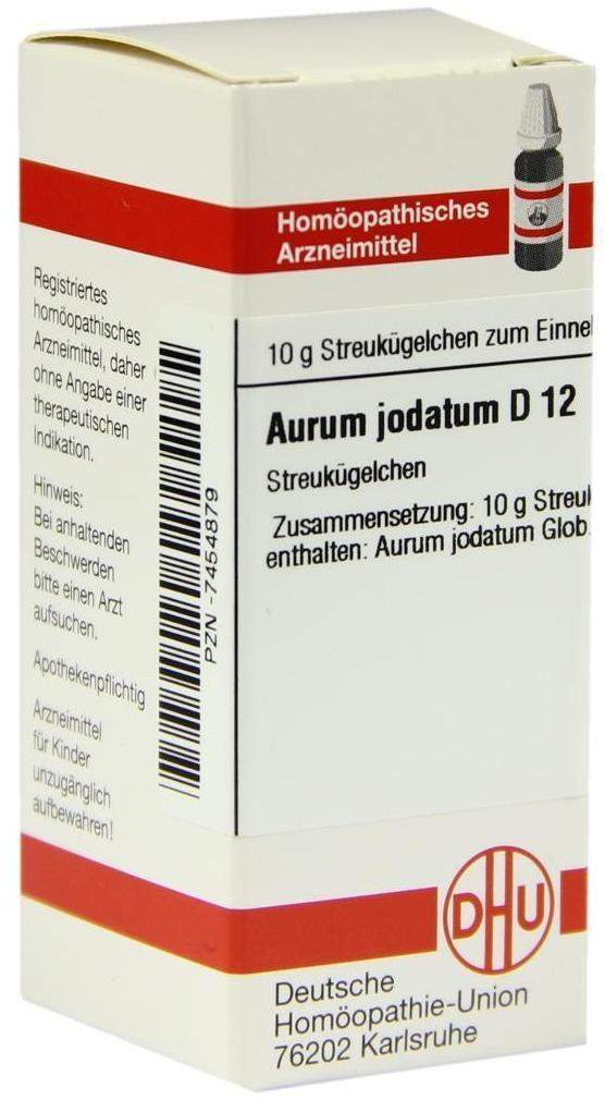 Dhu Aurum Jodatum D12 10 G Globuli