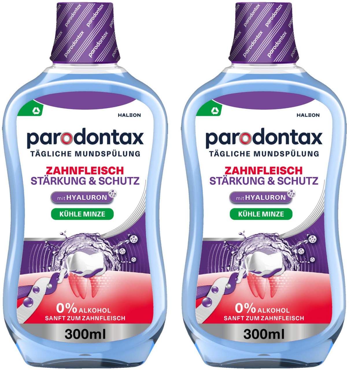Parodontax Zahnfleisch Stärkung & Schutz, tägliche Mundspülung 2 x 300 ml