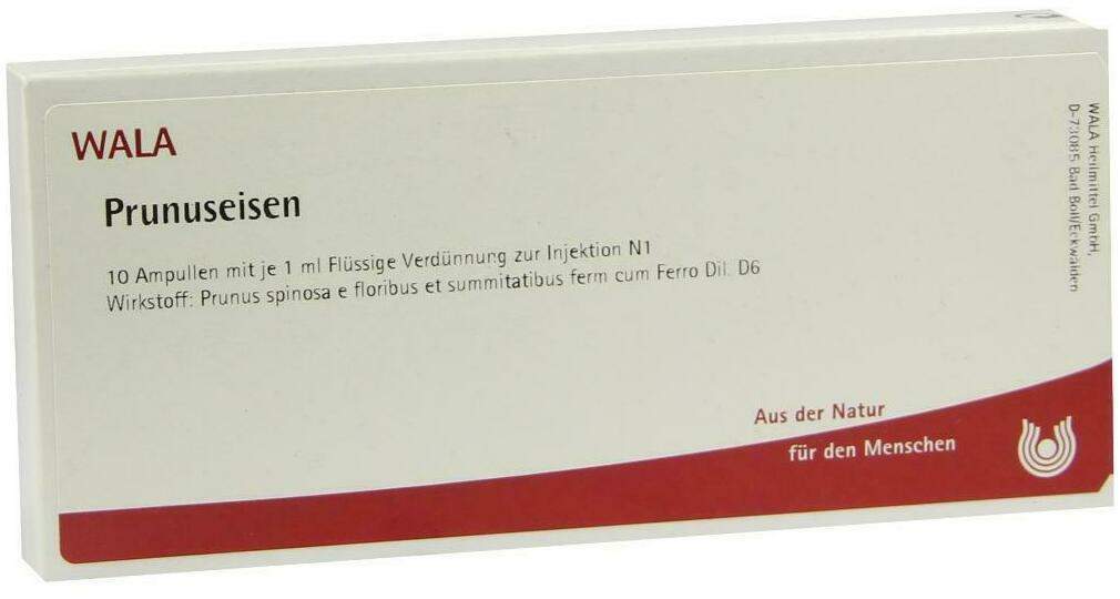 Wala Prunuseisen 10 X 1 ml Ampullen