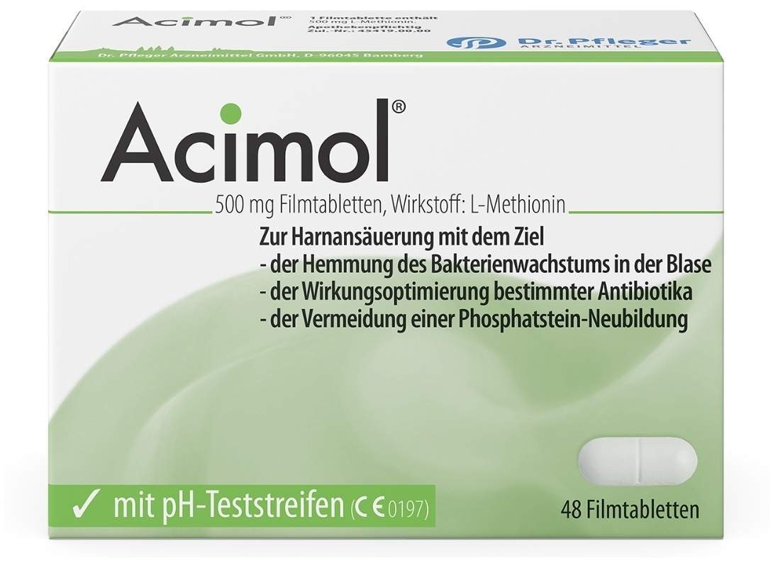 Acimol Mit Ph Teststreifen 48 Filmtabletten