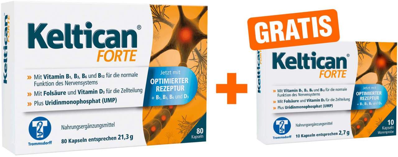 Keltican forte 80 Kapseln + gratis 10 Kapseln