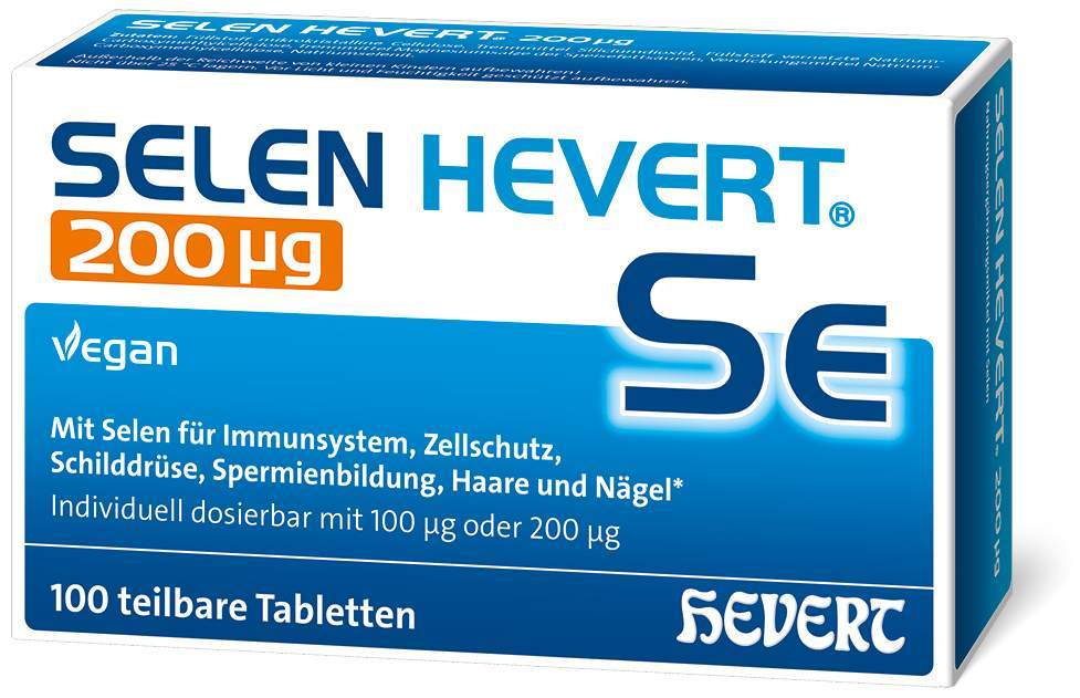 Selen Hevert 200 µg 100 Tabletten
