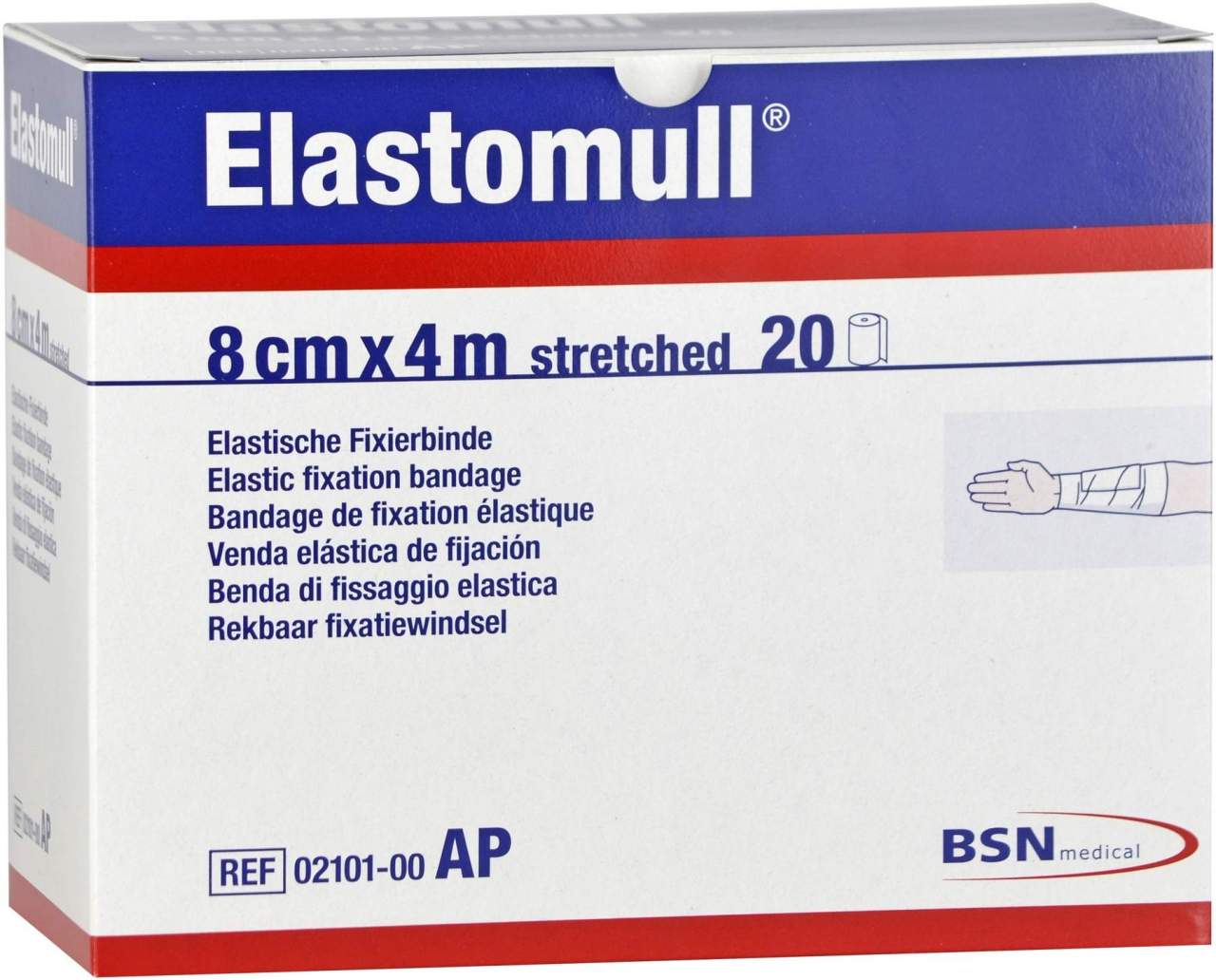 Elastomull 8 Cmx4 M 2101 Elast.Fixierb.