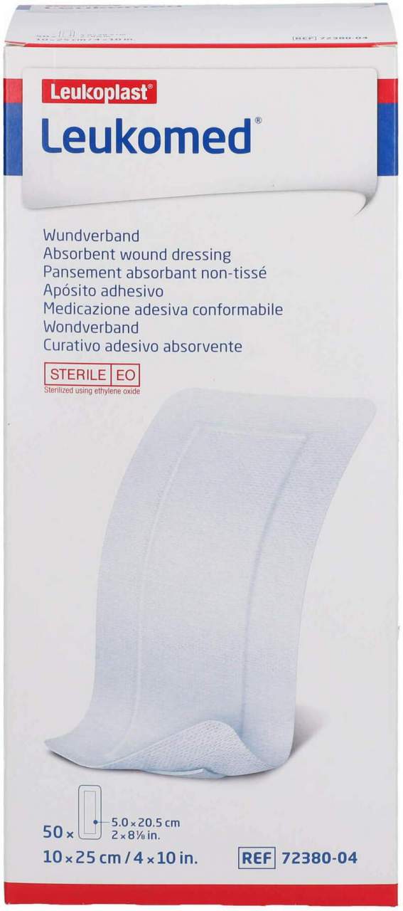 Leukomed Sterile Pflaster 10 X 25 cm 50 Stück