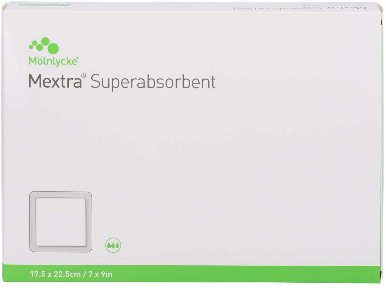 Mextra Superabsorbent Verband 17,5x22,5 cm