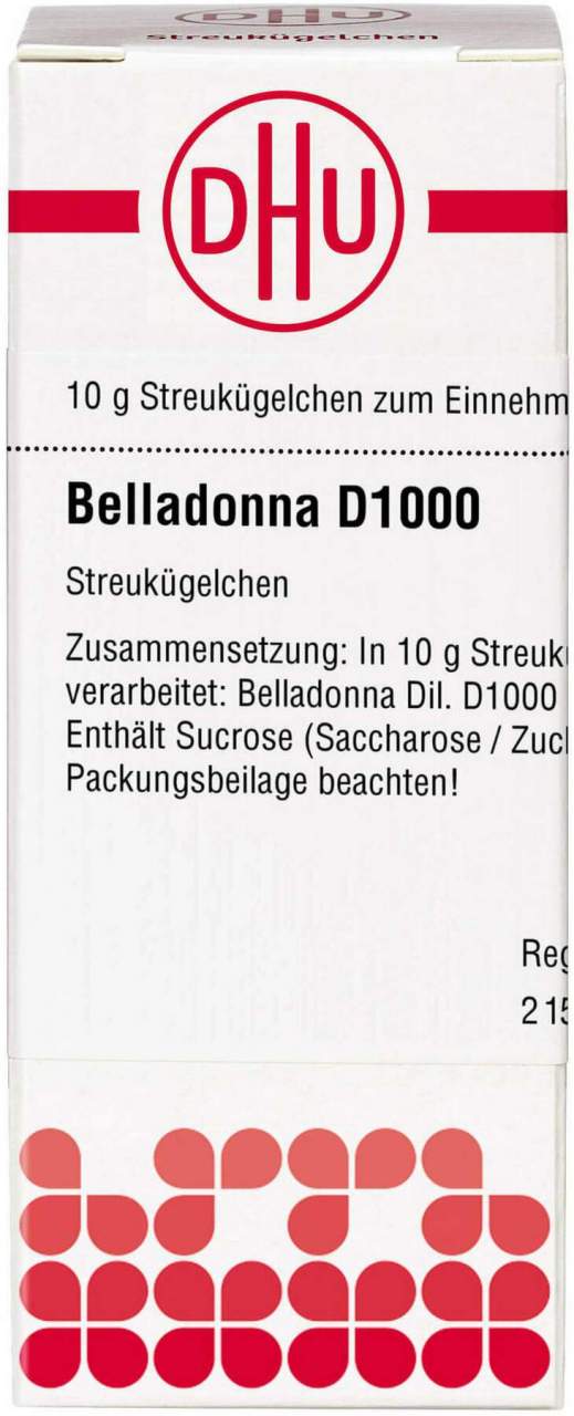 Dhu Belladonna D1000 Globuli 10 G