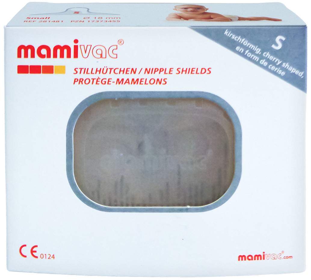 Mamivac Stillhütchen Kirschförmig S 18 mm 2 Stück