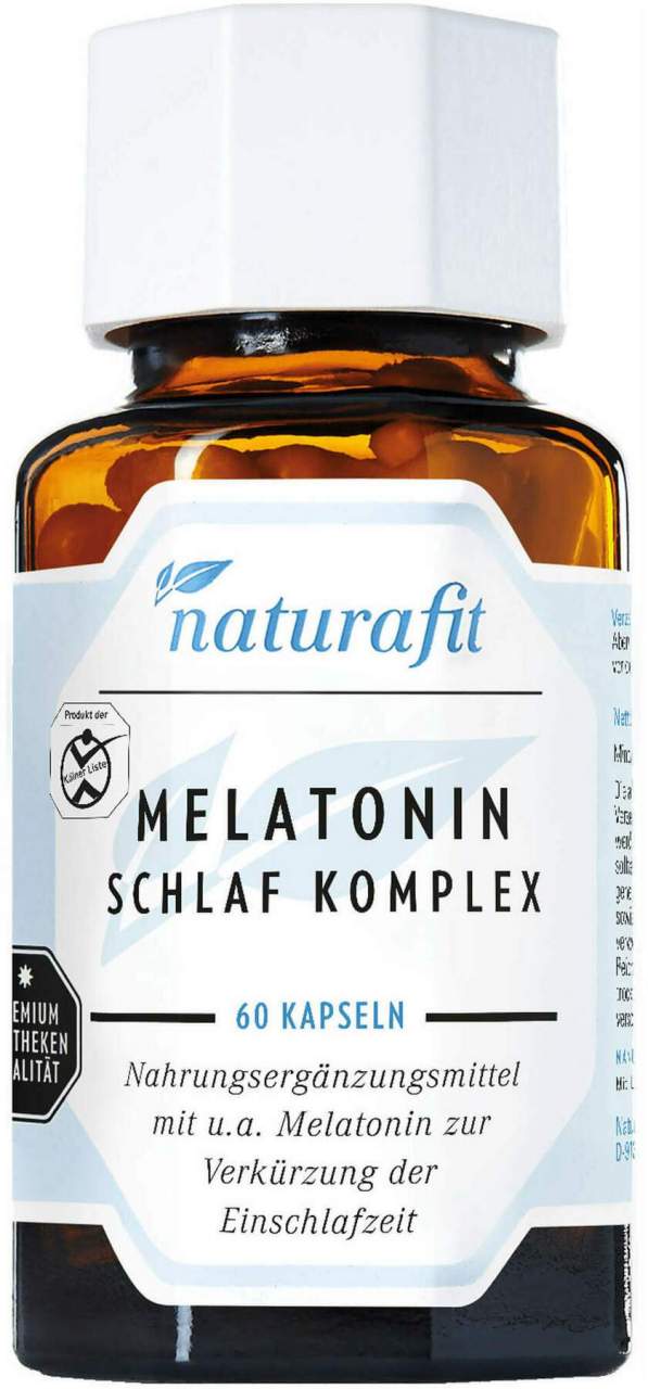 Naturafit Melatonin Schlaf Komplex Kapseln 60 Stück