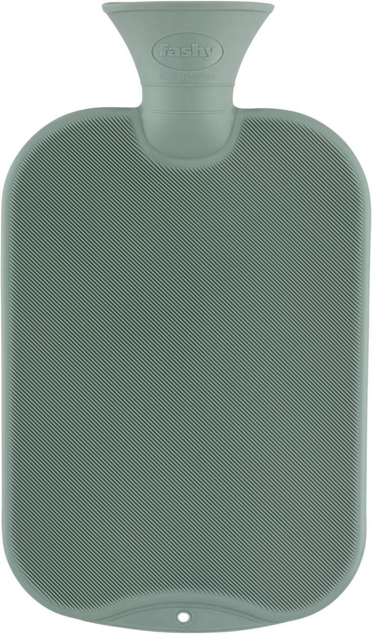 Wärmflasche, feine Halblamelle, iceberg green 1 Stück