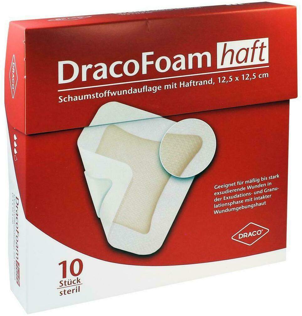 Dracofoam Haft Schaumstoff Wundauflage 12,5cm