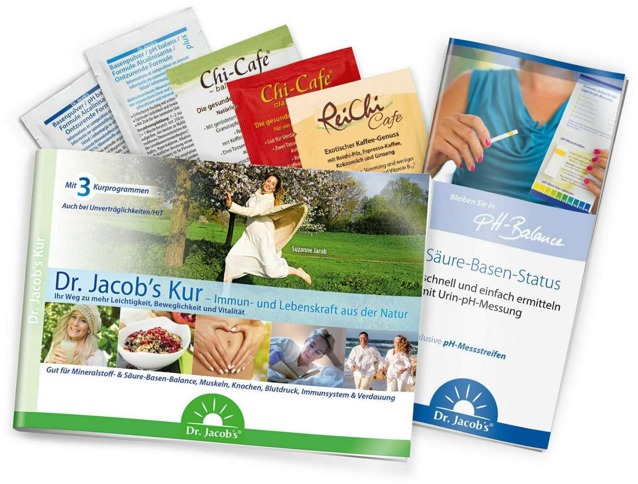 Dr. Jacob s Kur Probierpaket Mit Urin-Ph-Messstreifen 5 x 5 g Kombipackung