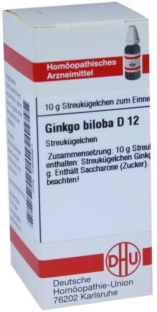 Dhu Ginkgo Biloba D12 10 G Globuli