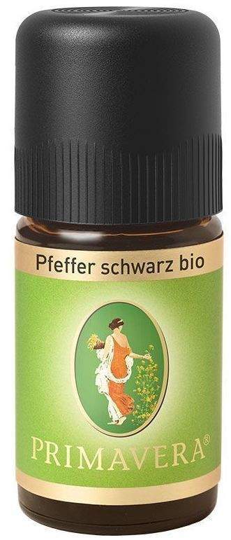 Primavera Pfeffer Schwarz Ätherisches Öl Bio 5 ml