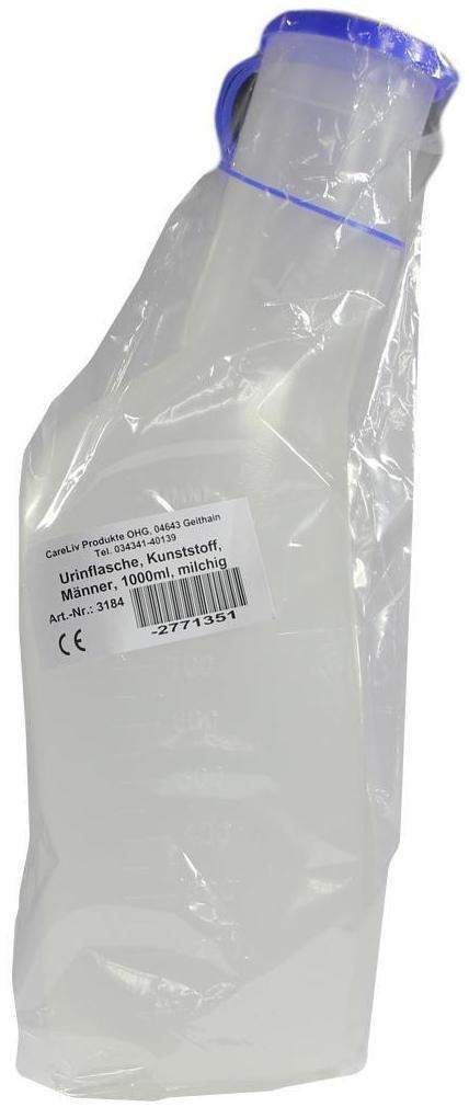 Urinflasche Kasten Männer Mit Verschluss 1000 ml Milchig 1 Flasche