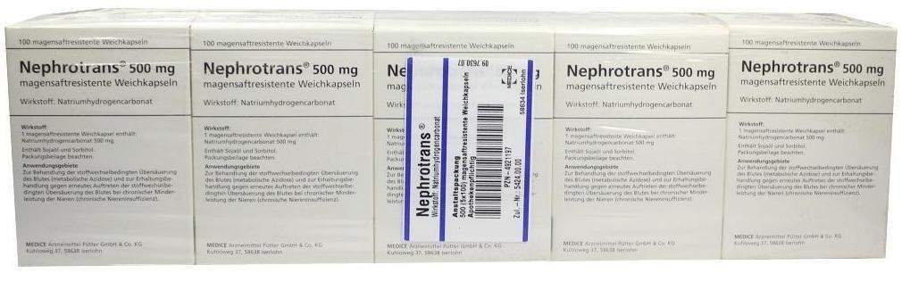 Nephrotrans 5 X 100 Magensaftresistente Kapseln