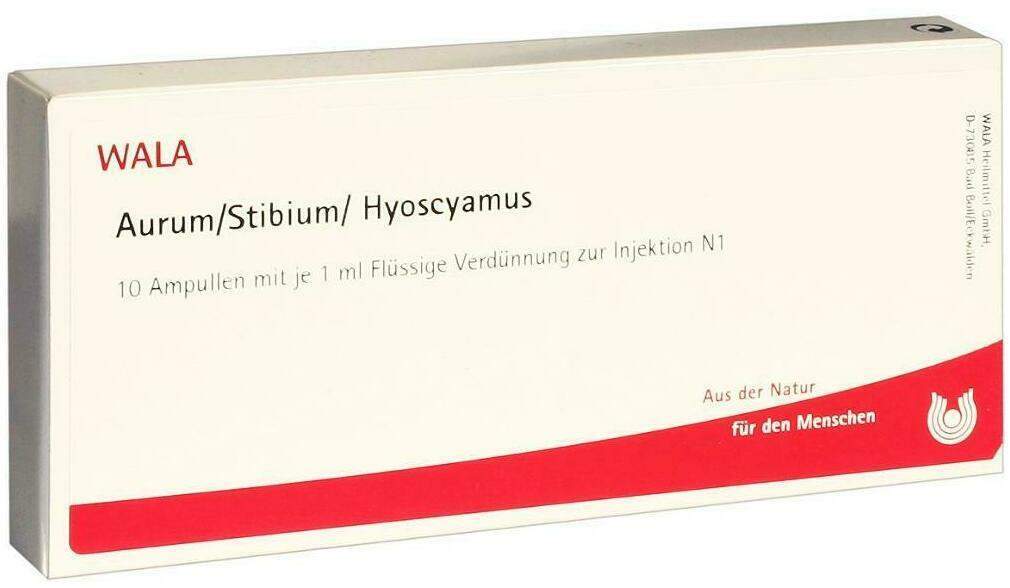 Wala Aurum- Stibium- Hyoscyamus 10 X 1 ml Ampullen