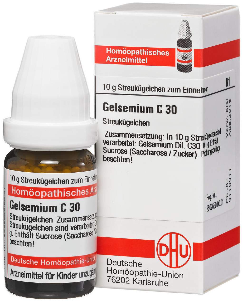 Dhu Gelsemium C30 10 G Globuli