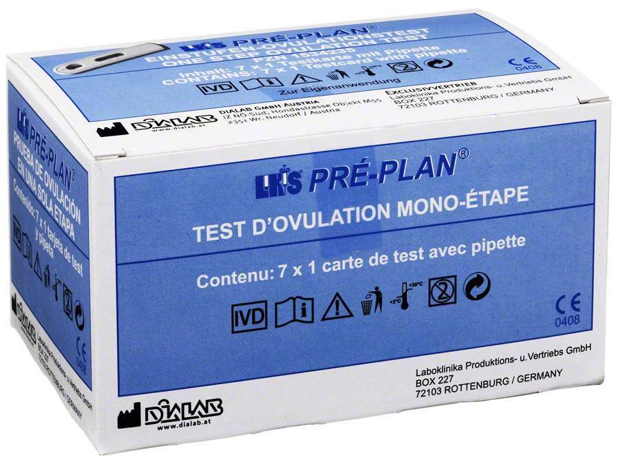 Ovulationstest Pre Plan Lh 7 Stück