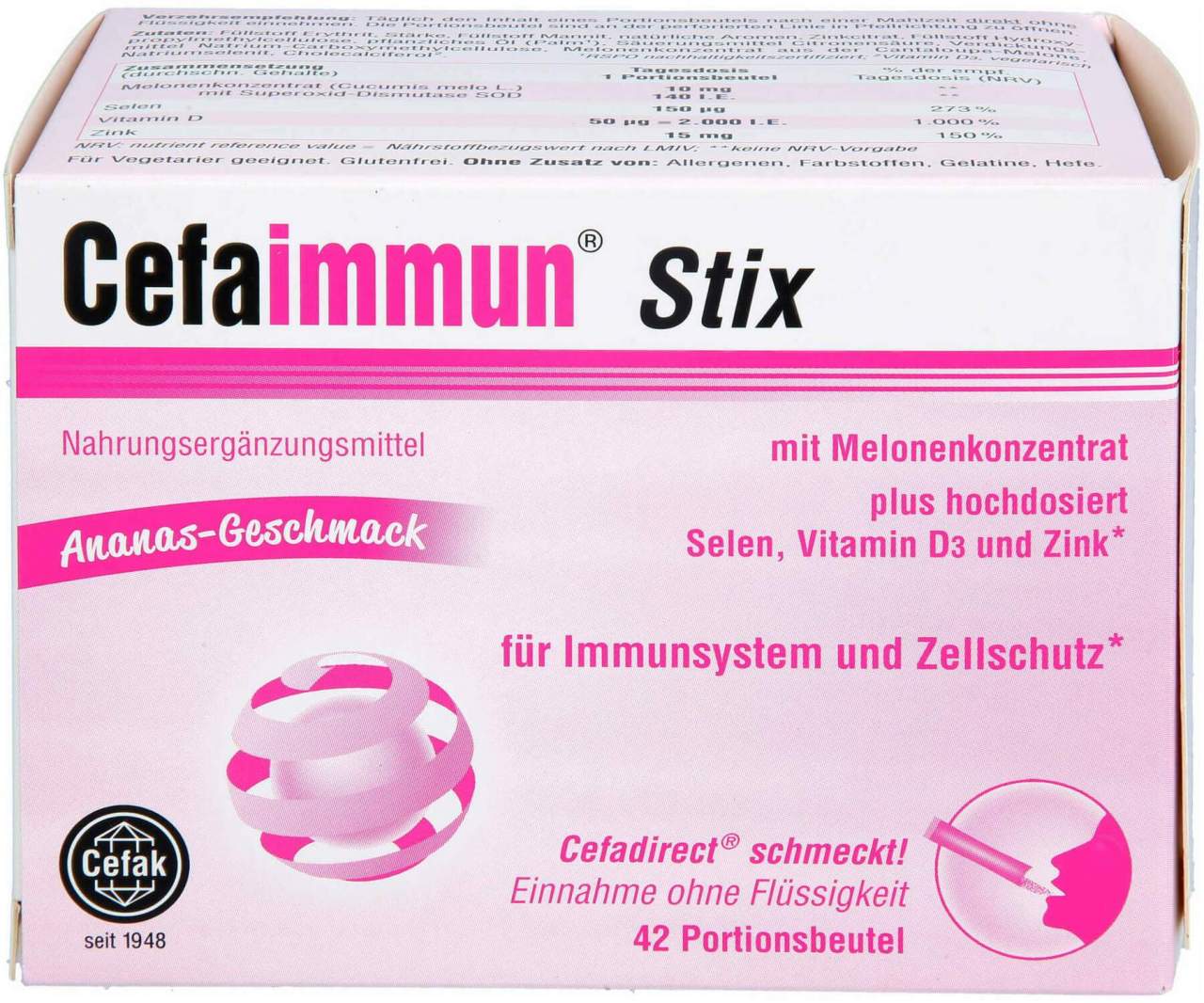Cefaimmun Stix Granulat 42 Stück
