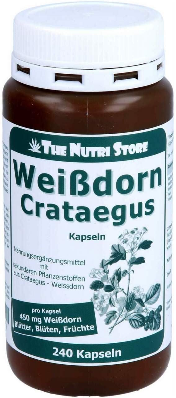 Weissdorn 500 mg 240 Kapseln