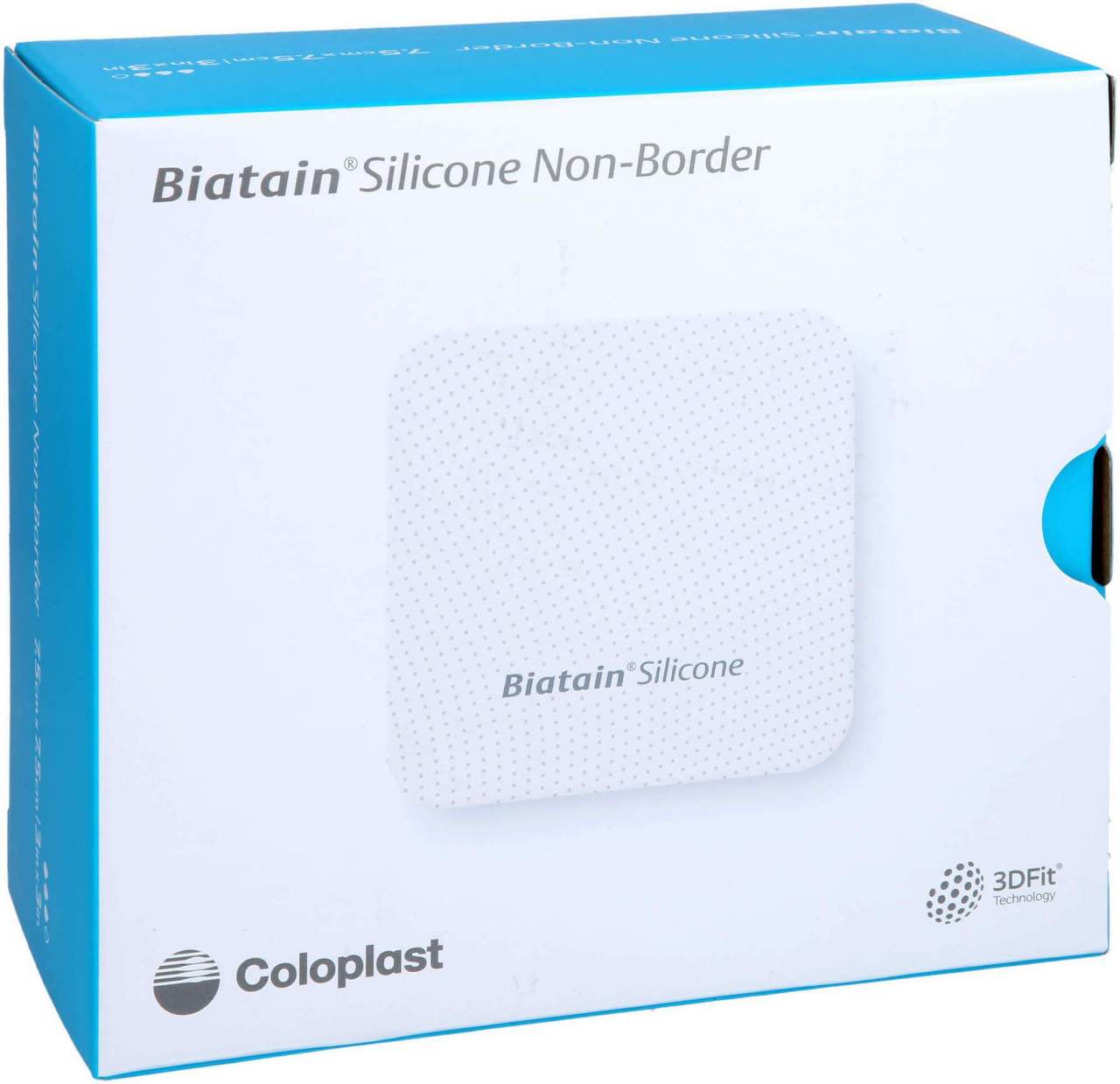 Biatain Silicone Non-Border Schaumverb.7,5x7,5 cm