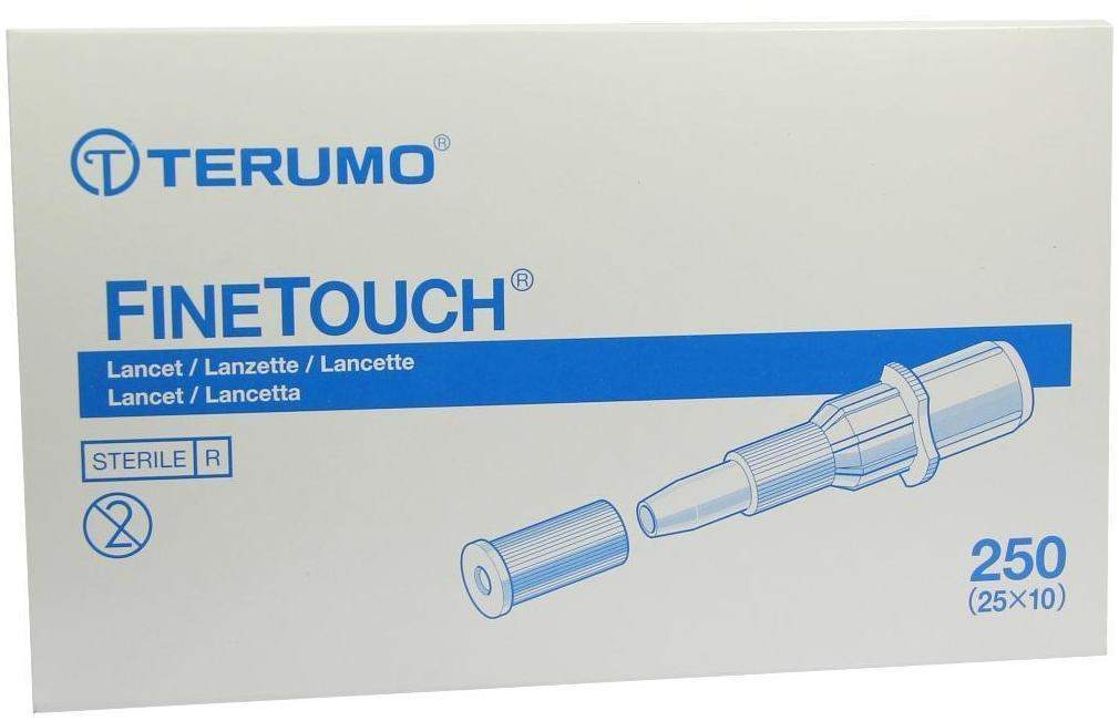 Terumo Finetouch Einmallanzetten 250 Lanzetten