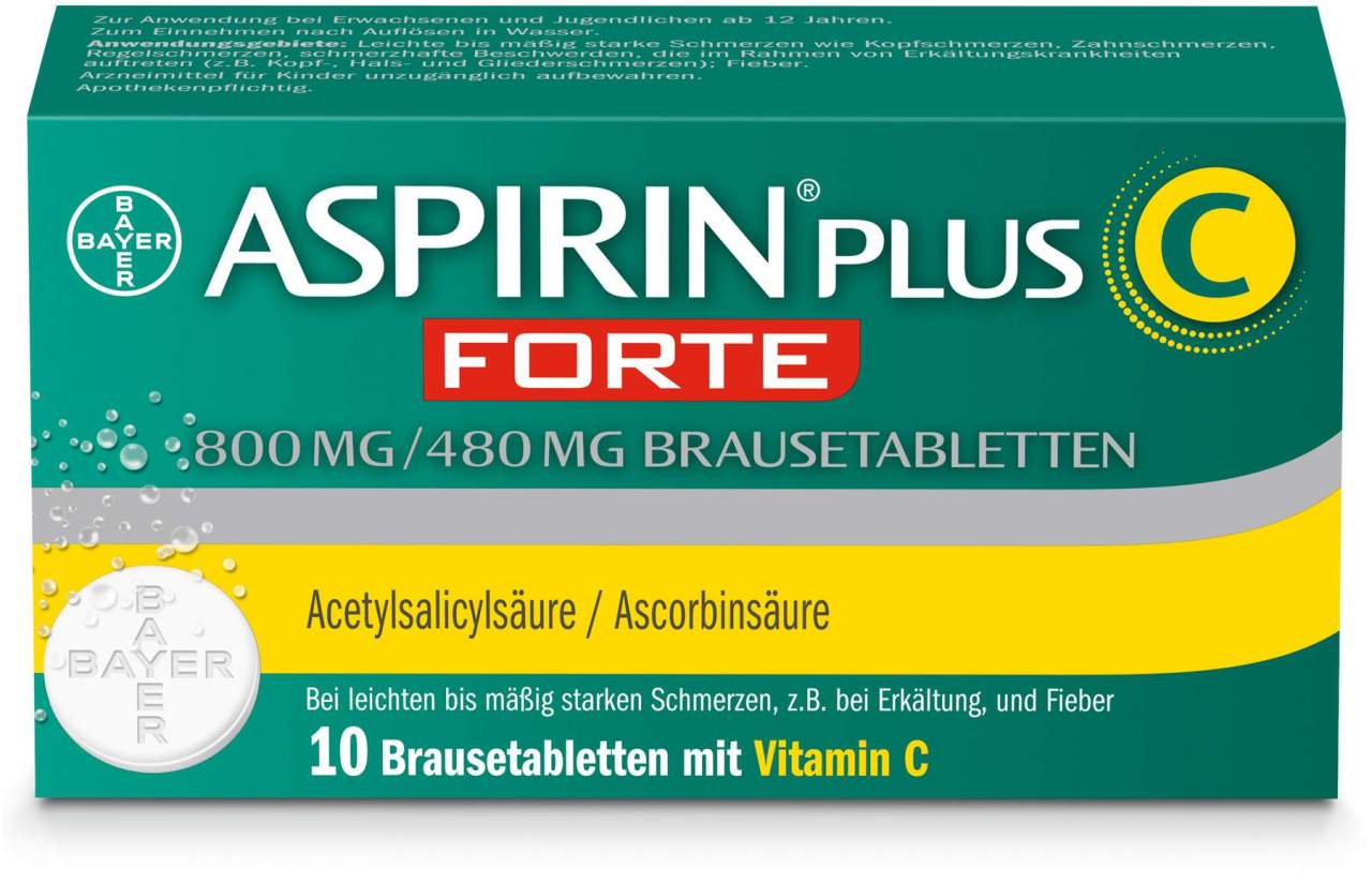 Aspirin Plus C forte 10 Brausetabletten