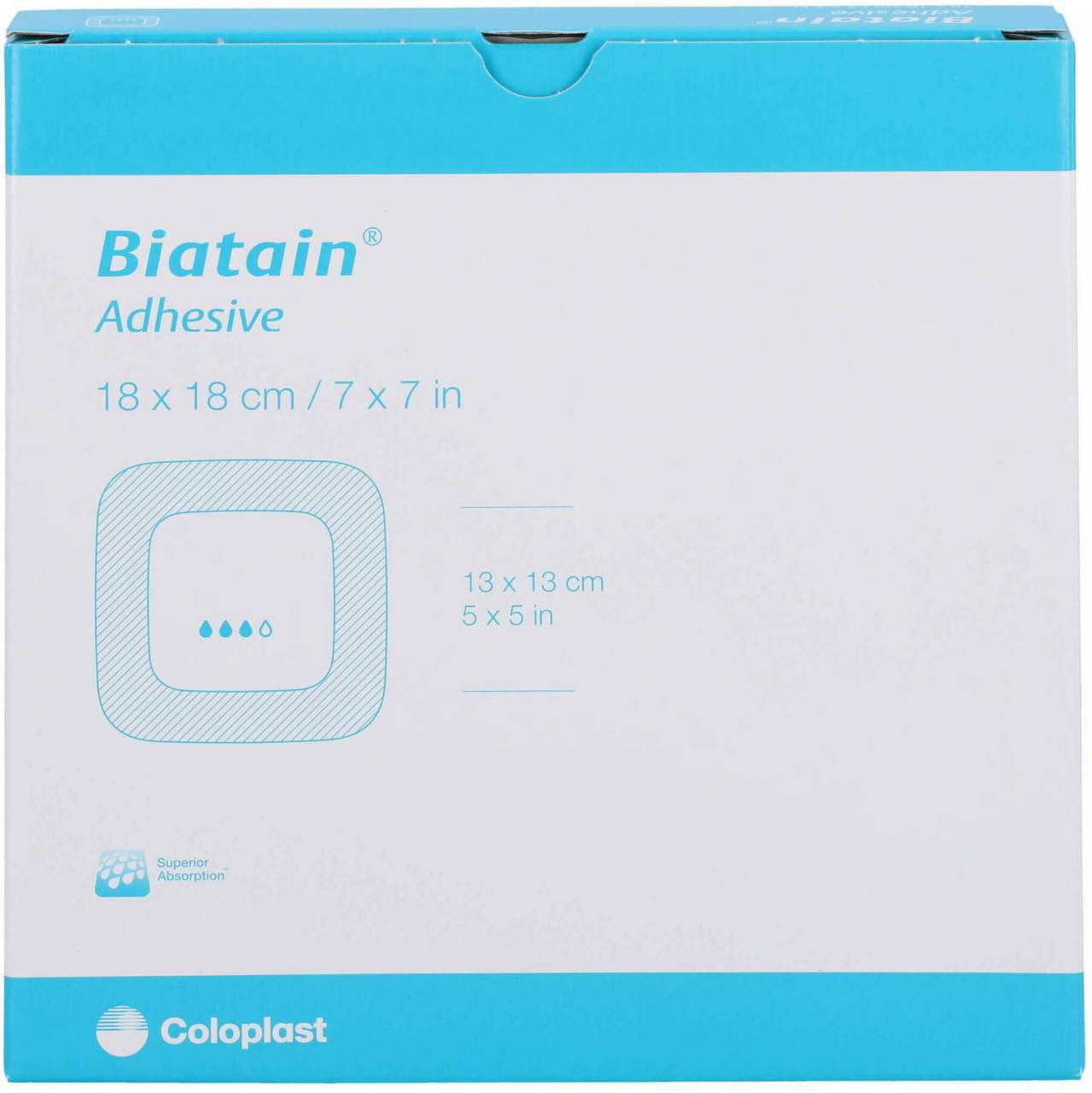 Biatain Schaumverband 18 X 18 cm Selbst Haftend 5 Stück