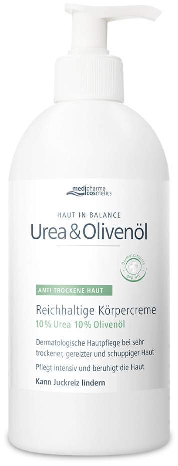Haut in Balance Urea & Olivenöl reichhaltige Körpercreme 10 % 500 ml