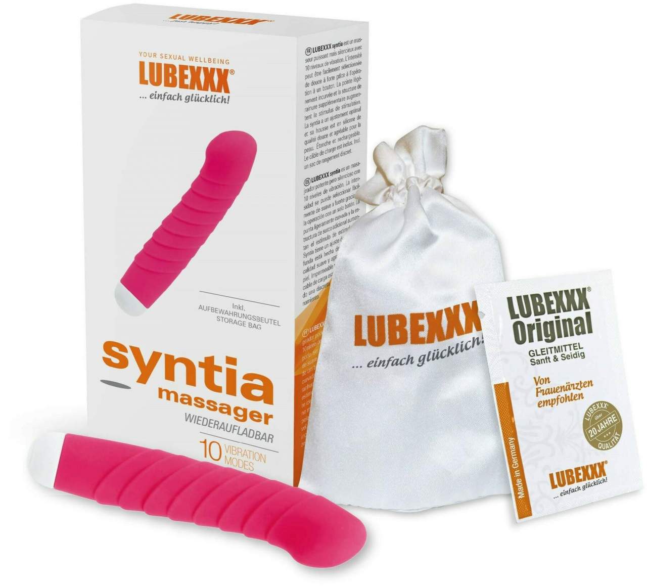 LUBEXXX Syntia Vibrationsmassager wiederaufladbar 1 Stück