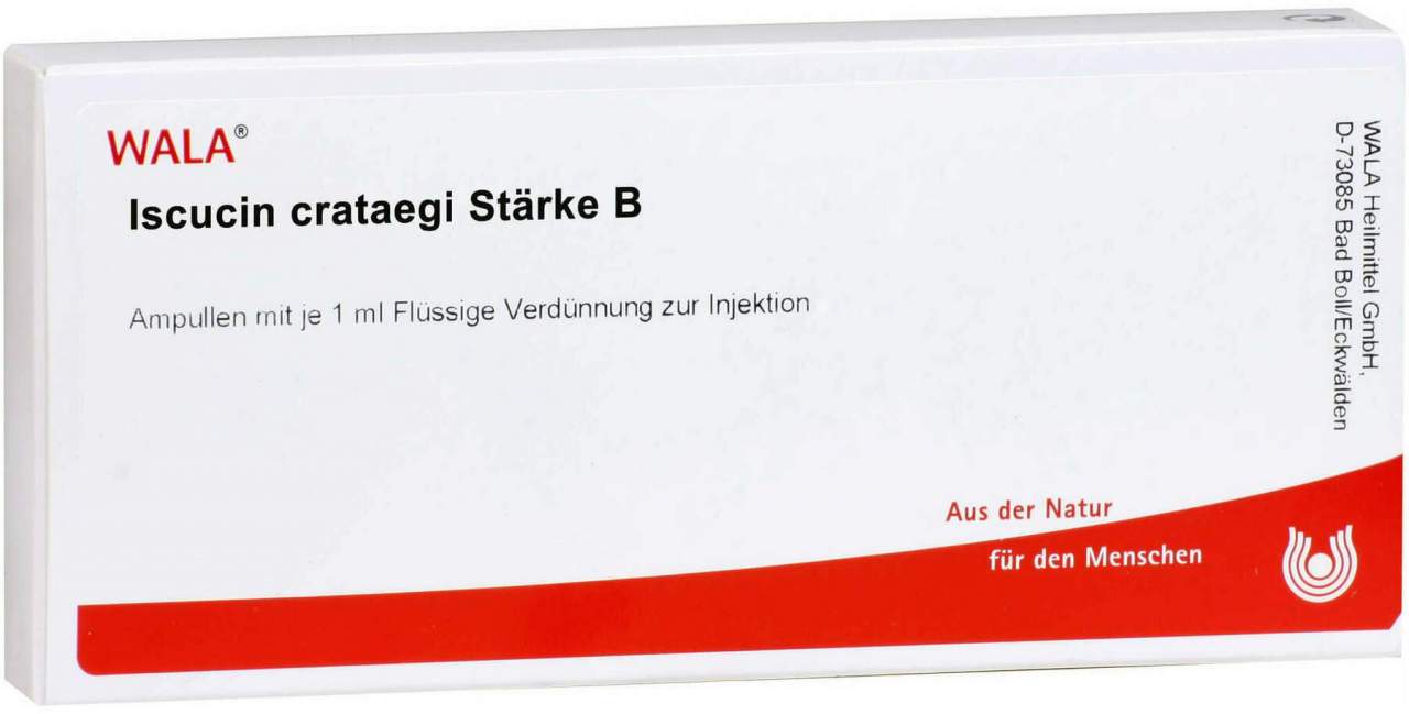 Wala Iscucin Crataegi Stärke B 10 X 1 ml Ampullen
