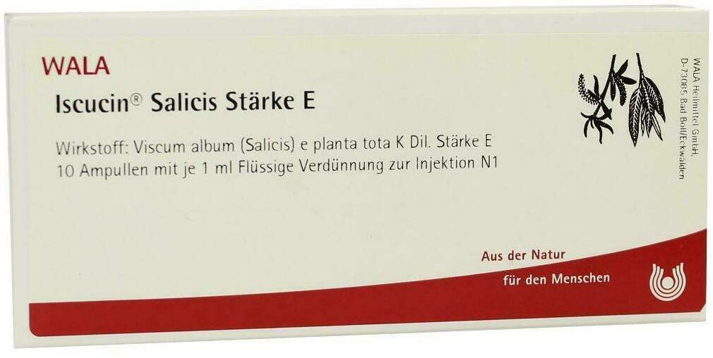 Wala Iscucin Salicis Stärke E 10 X 1 ml Ampullen