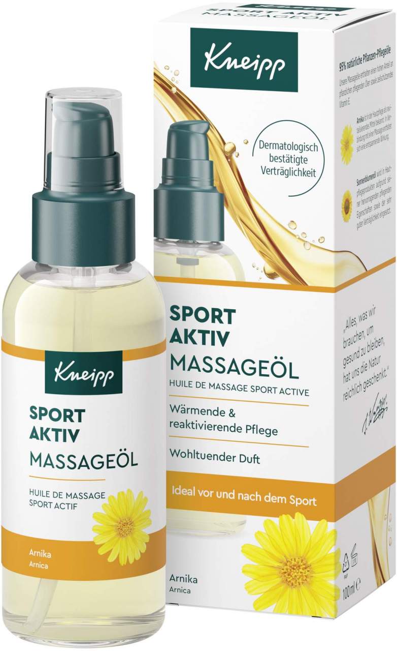 Kneipp Massageöl Sport Aktiv 100 ml