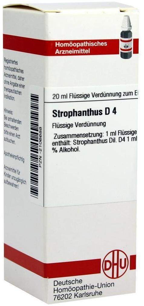 Dhu Strophanthus D4 Dilution 20 ml